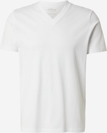 T-Shirt s.Oliver en blanc : devant