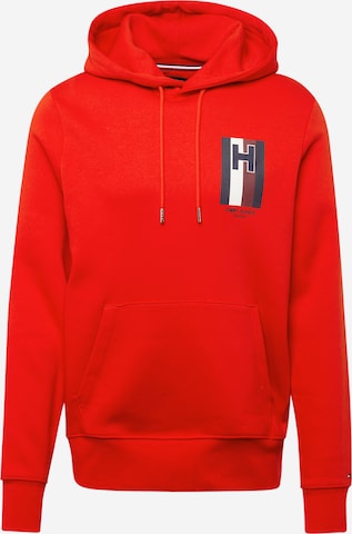 Sweat-shirt TOMMY HILFIGER en rouge : devant