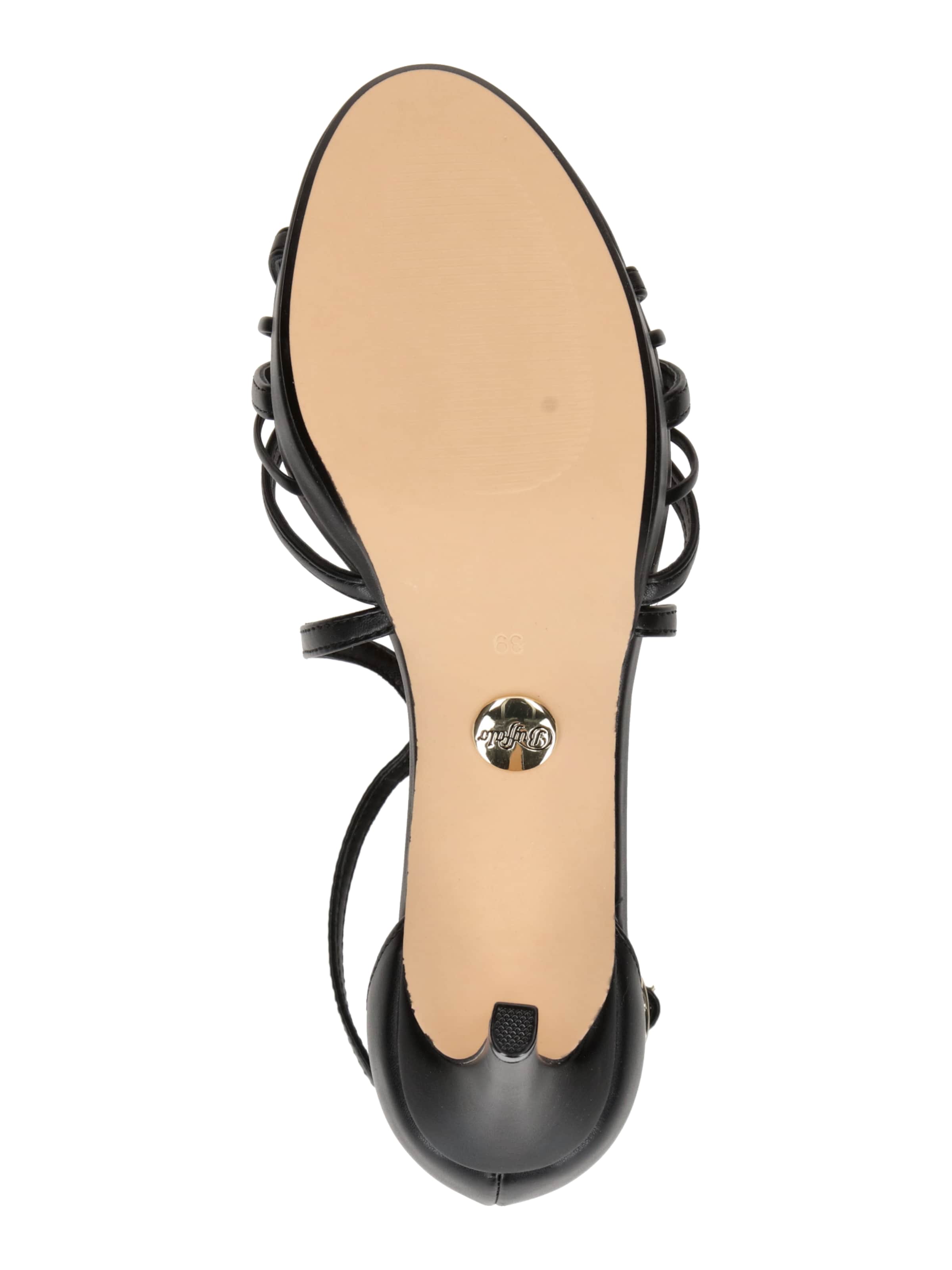 BUFFALO Sandali s paščki 'SERENA' | črna barva: spodaj