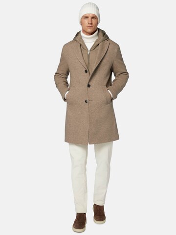 Boggi Milano Between-Seasons Coat in Brown