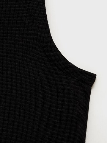 MANGO Gebreide bodywarmer 'Lulu' in Zwart