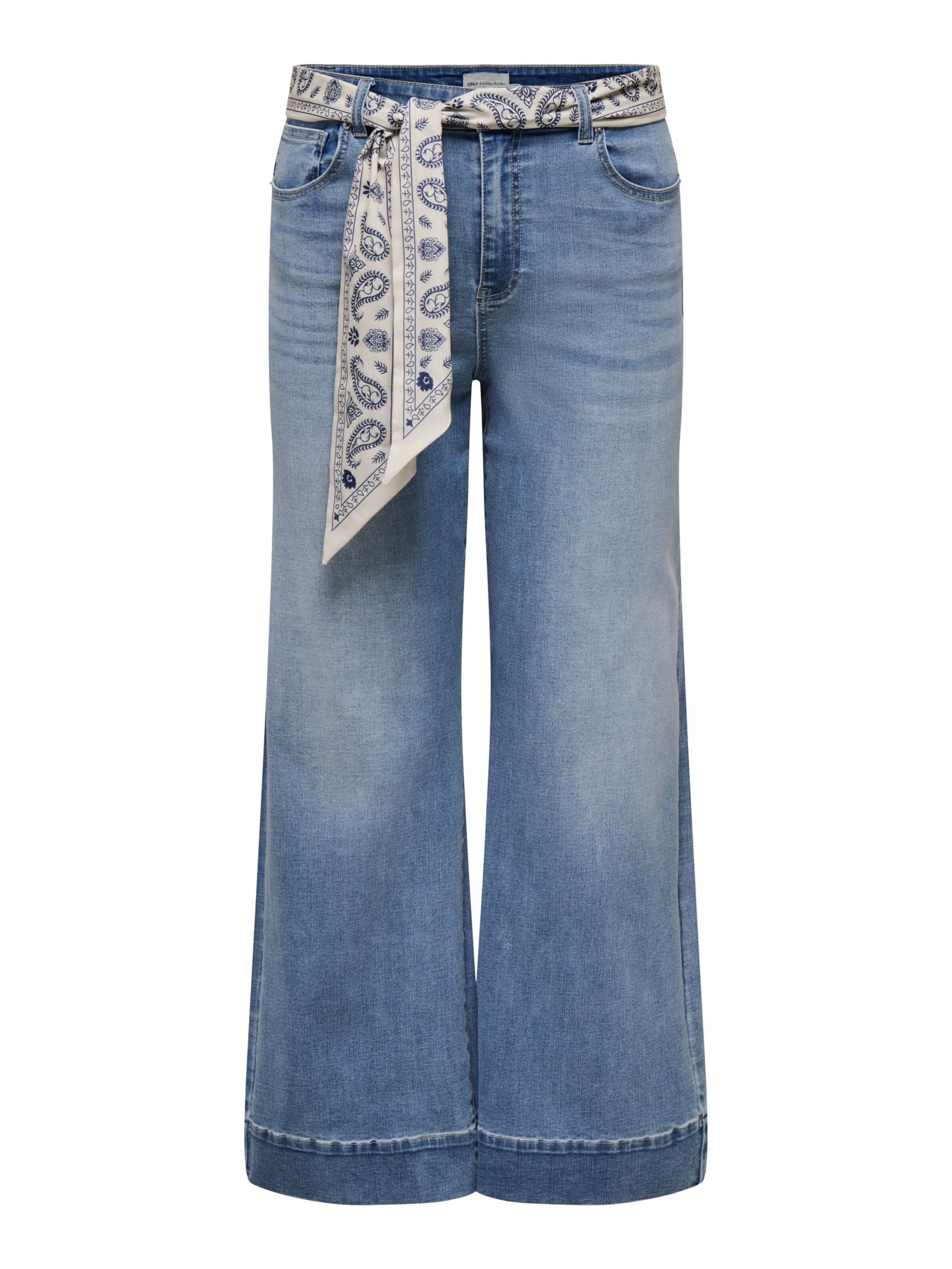 ONLY Carmakoma Wide Leg Jeans 'CARWilly' in Blau: Vorderseite