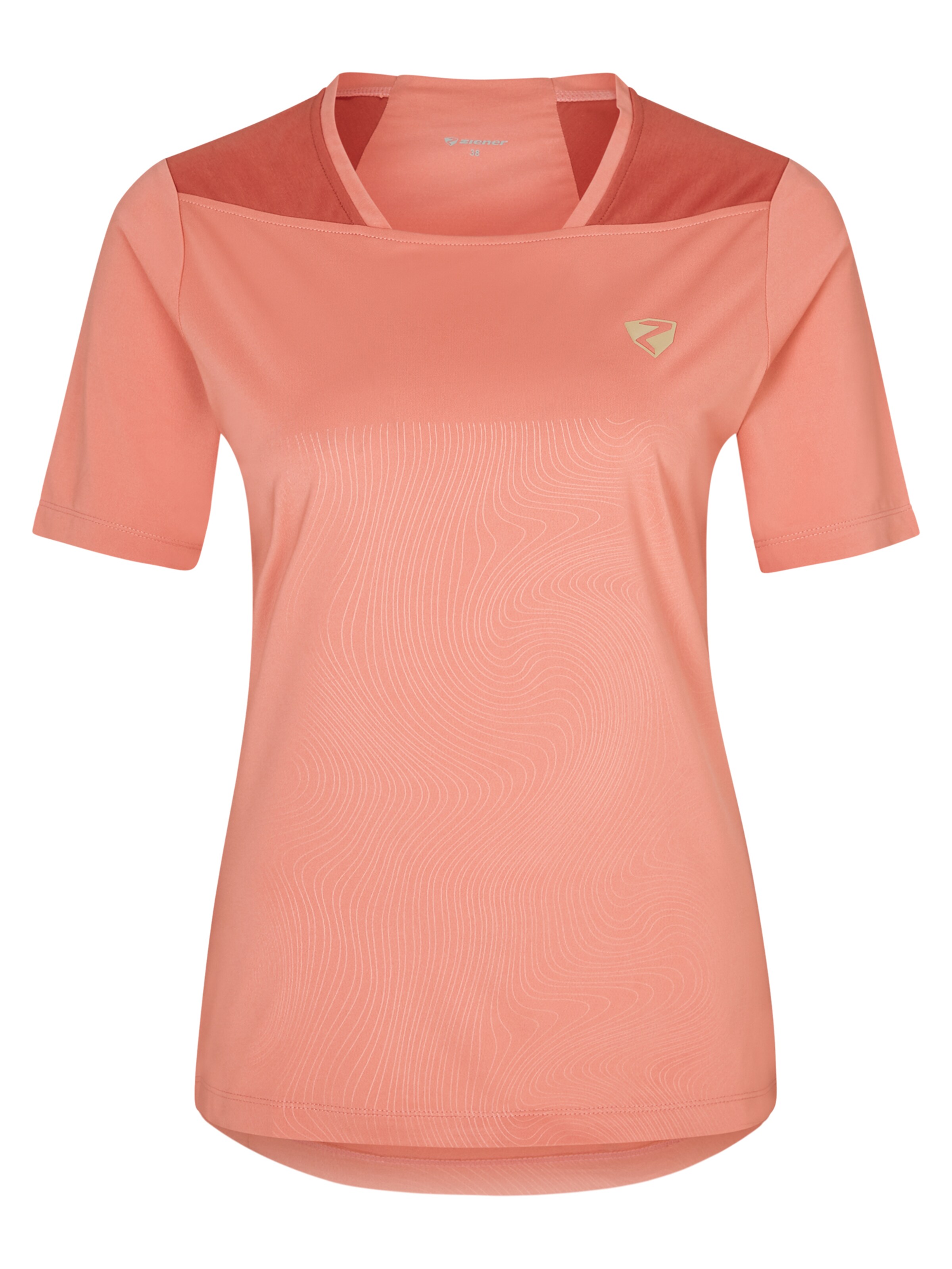 ZIENER Performance shirt 'Nadelia' in Red: front