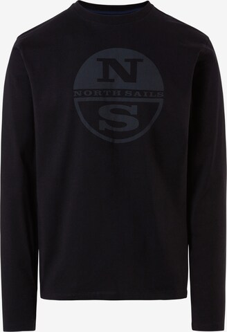 T-Shirt fonctionnel North Sails en noir : devant