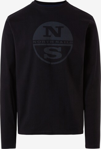 North Sails Functioneel shirt in Zwart: voorkant