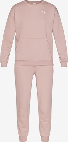 PUMA Trainingsanzug in Beige: Vorderseite