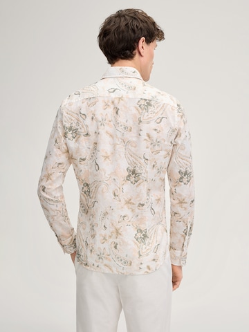 JOOP! Slim fit Button Up Shirt 'Pai' in Orange