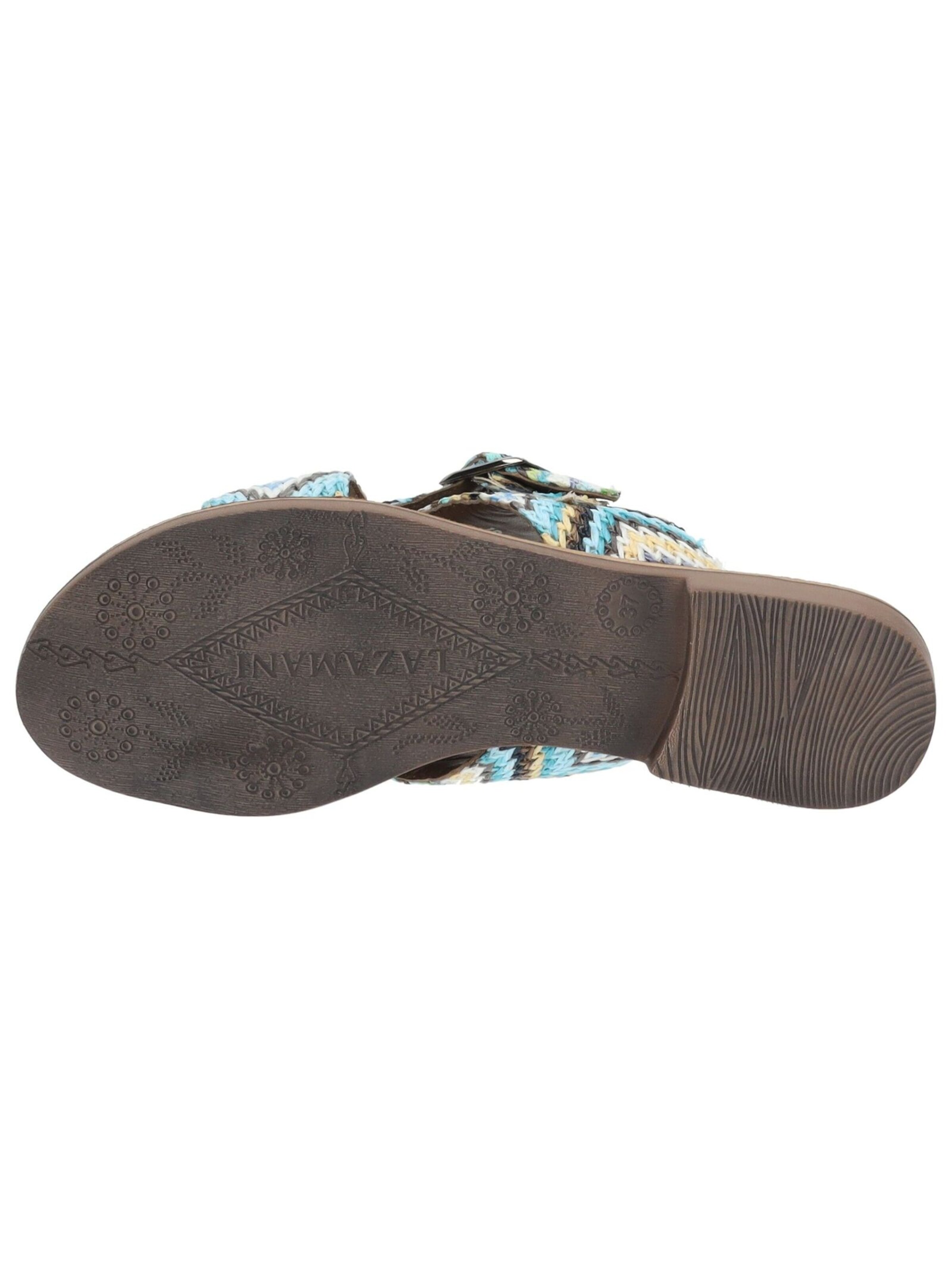 LAZAMANI Mules in Blue