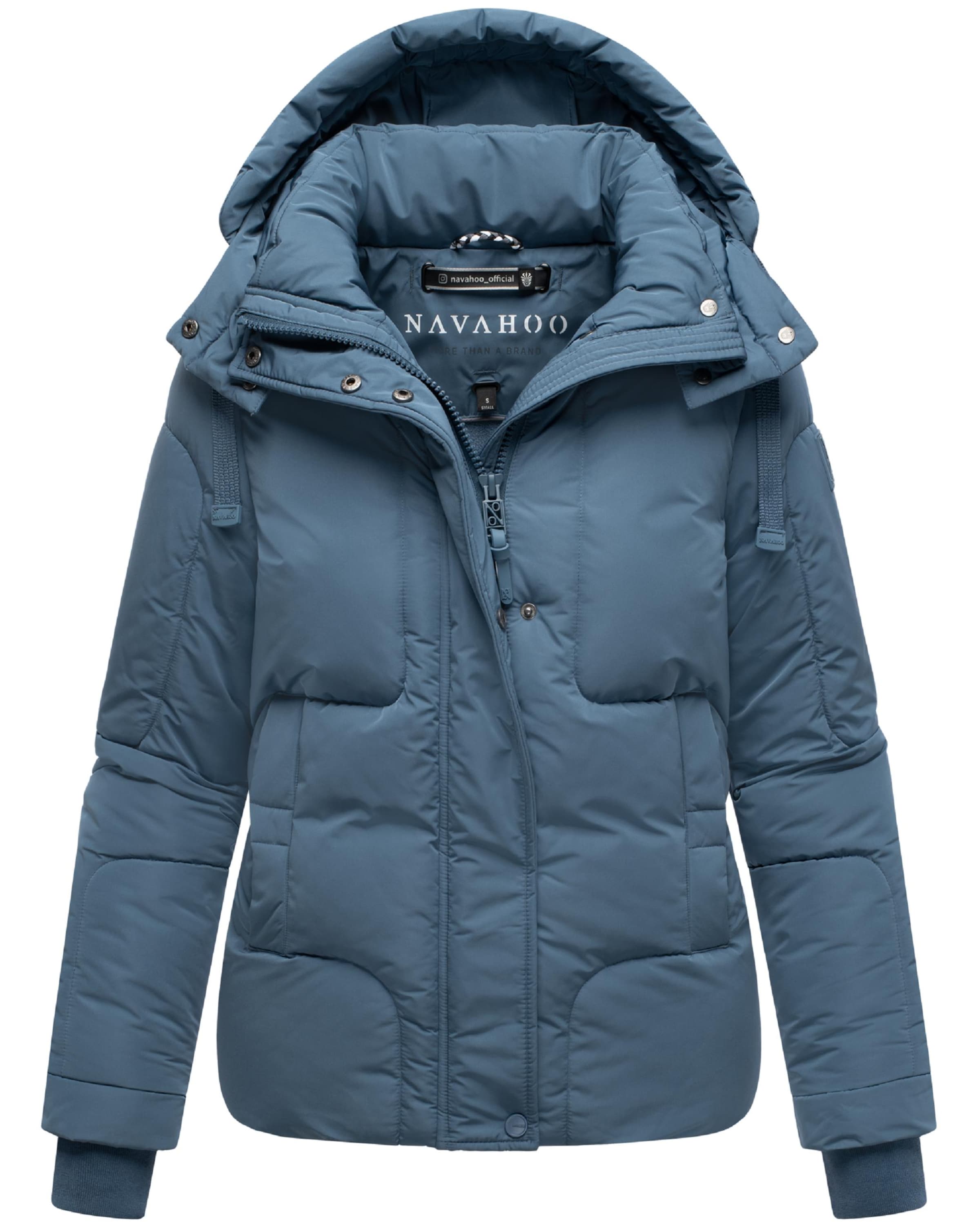 NAVAHOO Vinterjakke 'Zauberlicht 14' i blå: forside