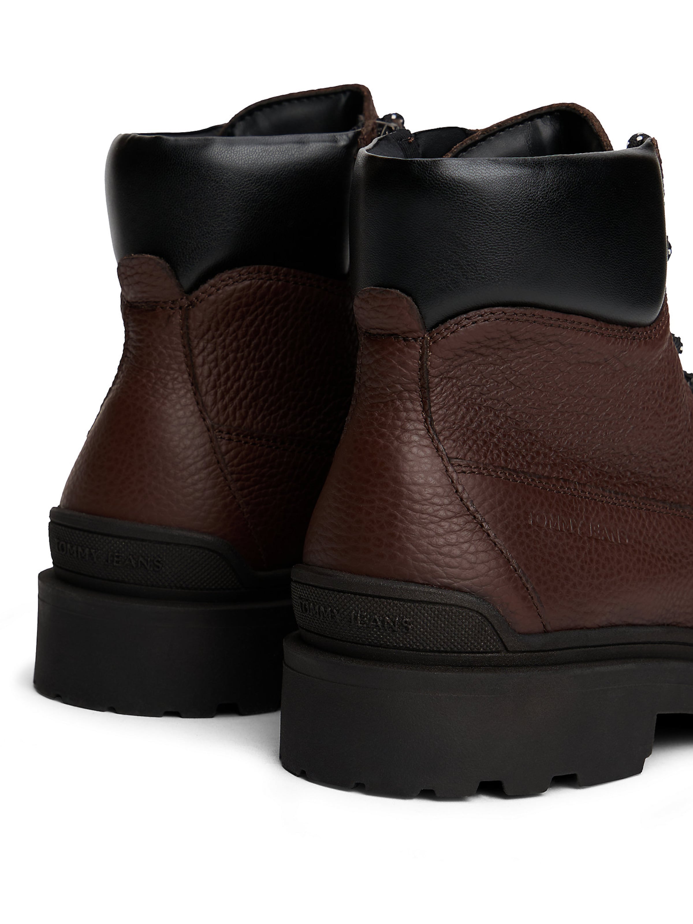 Tommy Jeans Veterboots in Bruin