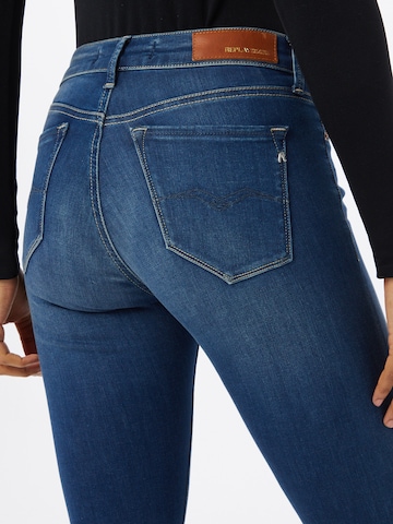 REPLAY Skinny Jeans 'Luzien' in Blau