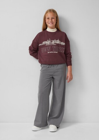 s.Oliver Sweatshirt in Rood: voorkant
