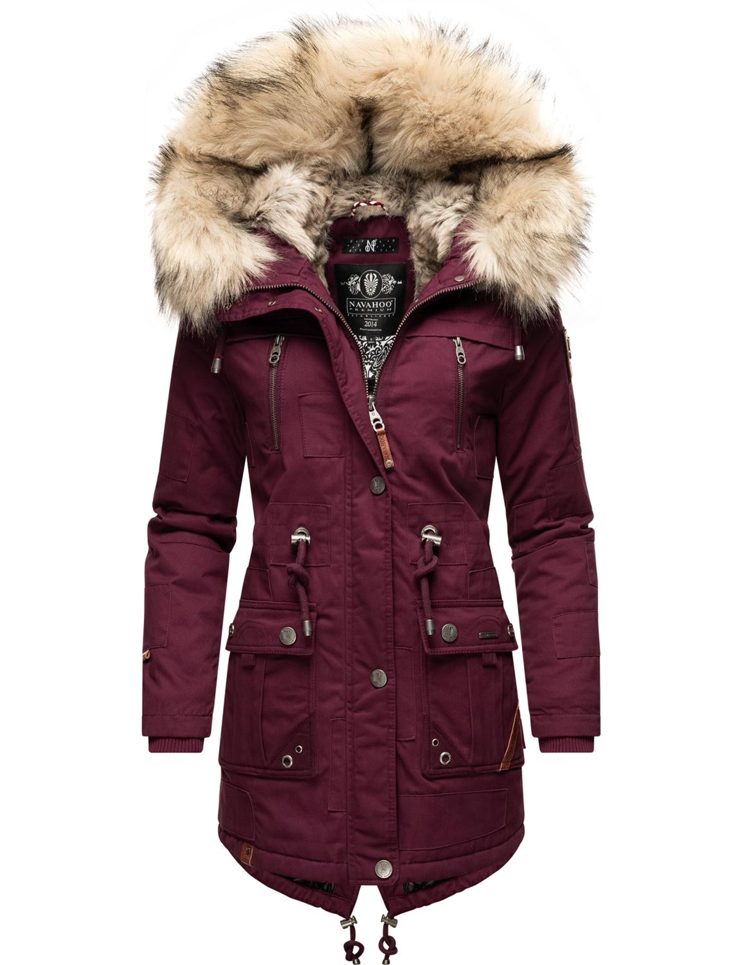 NAVAHOO Χειμερινό παρκά 'Honigfee' σε κόκκινο: μπροστά