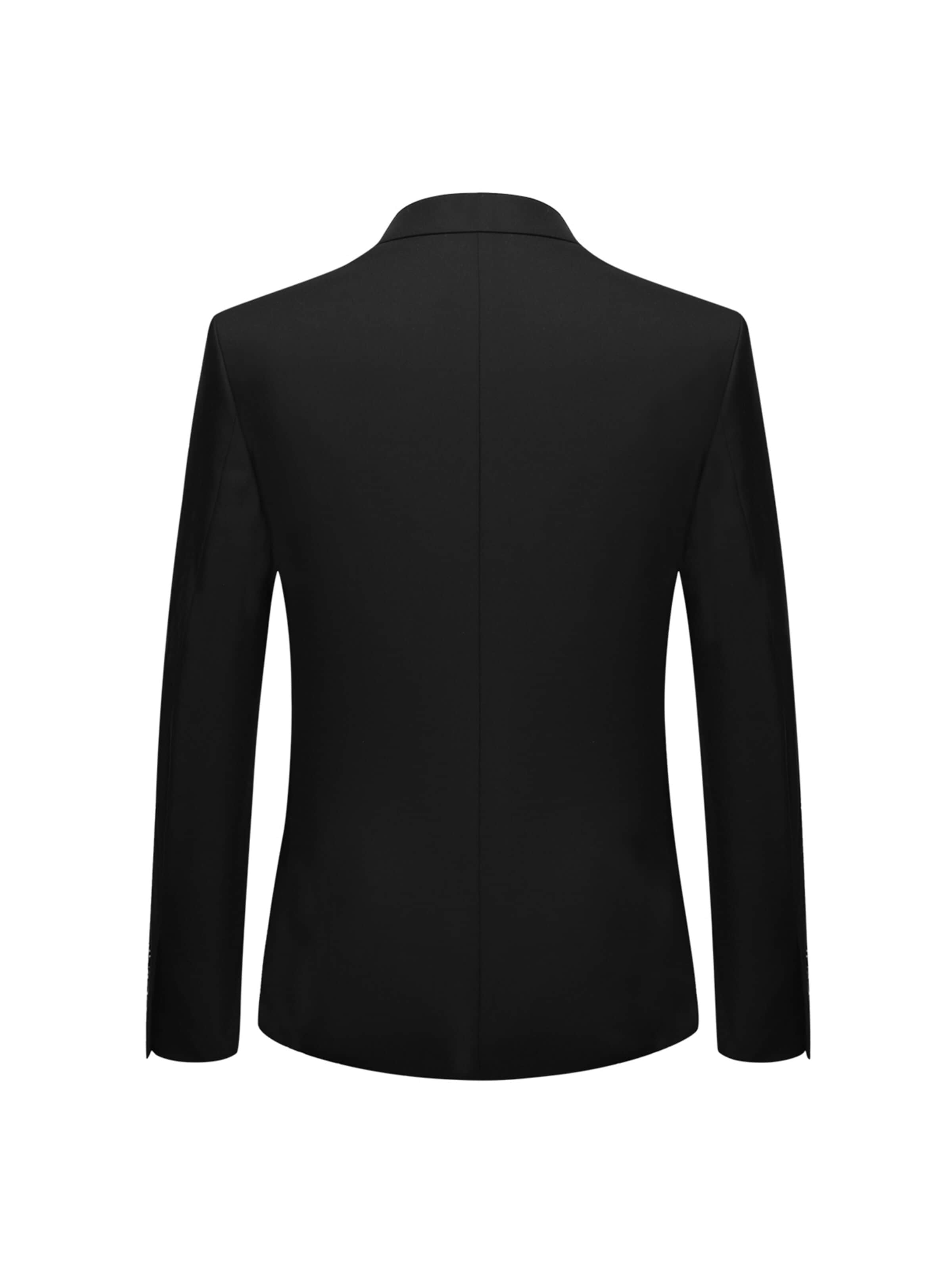 YOUTHUP Slim fit Suit 'Feierabend' in Black