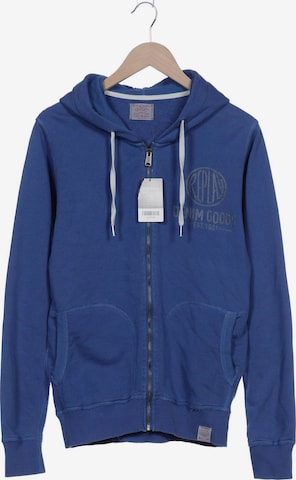 REPLAY Sweatshirt & Zip-Up Hoodie in L in Blue: front