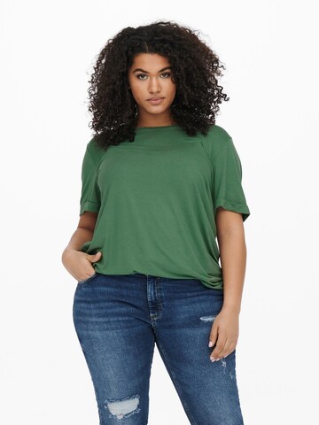 ONLY Carmakoma Shirt 'Carma' in Green: front