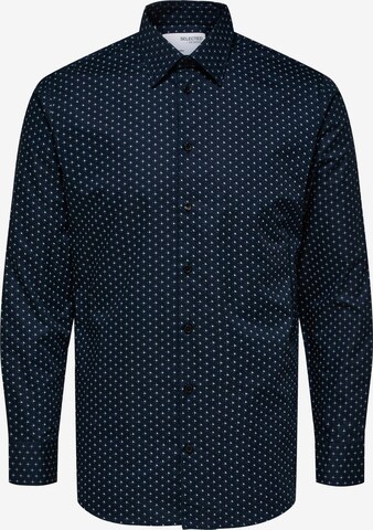 Chemise 'Ethan' SELECTED HOMME en bleu : devant