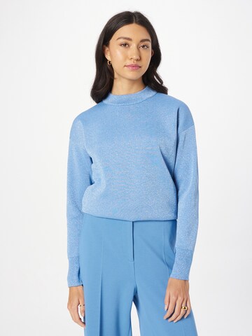 BOSS Пуловер 'Fangal' в синьо: отпред