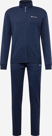 Champion Authentic Athletic Apparel Jogginganzug in Blau: predná strana