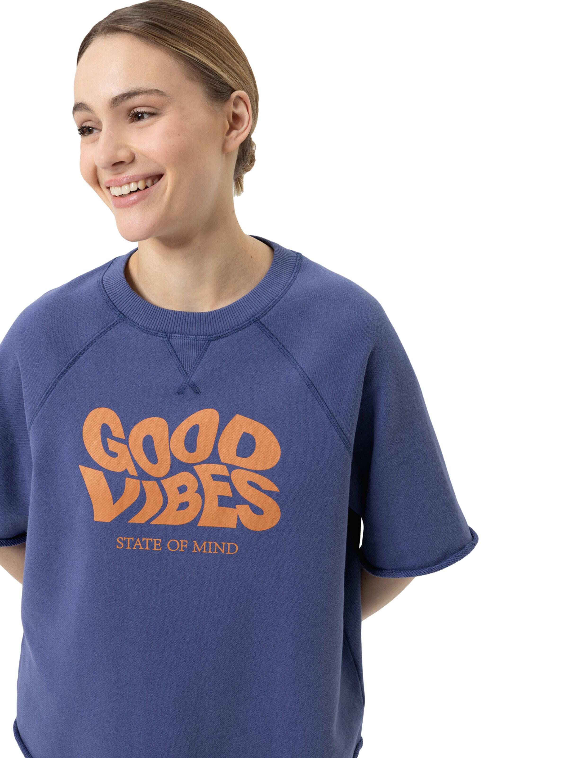 Sweat-shirt 'Mellow' Mey en bleu