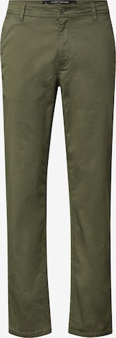 Street One MEN Slimfit Chinohose in Grün: Vorderseite
