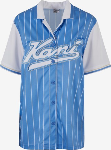 Karl Kani - Blusa en azul: frente