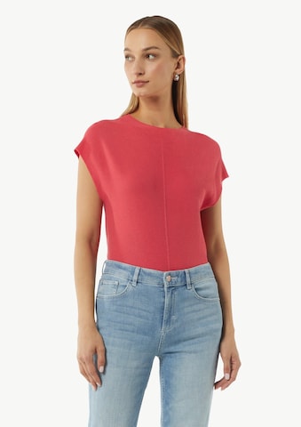Pull-over COMMA en rouge : devant