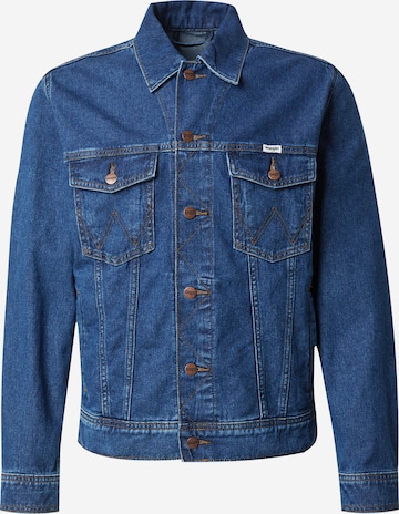 Veste mi-saison 'CLASSIC JACKET' WRANGLER en bleu : devant