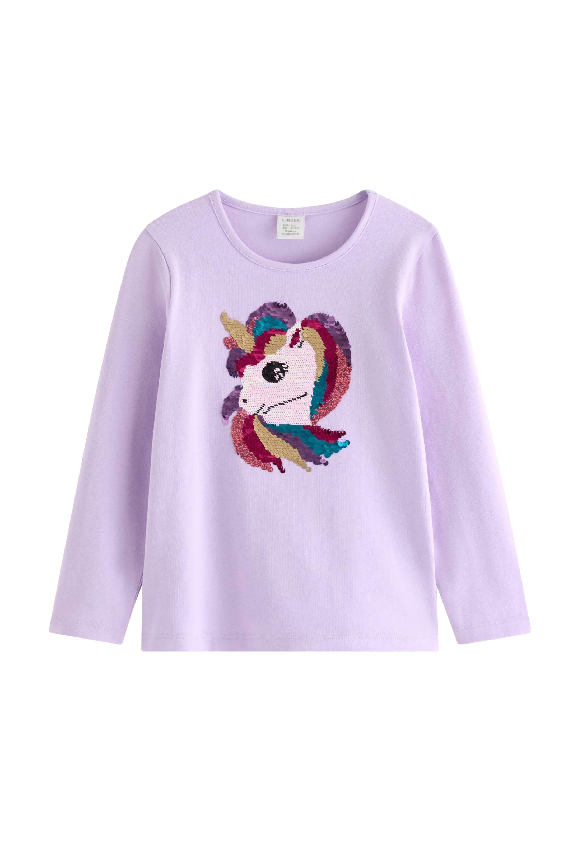 T-Shirt Lindex en violet : devant
