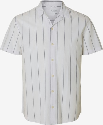 SELECTED Comfort fit Overhemd in Wit: voorkant