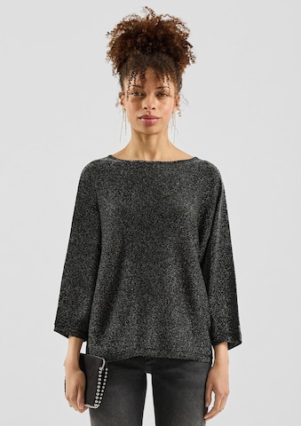 QS Trui in Zwart: voorkant