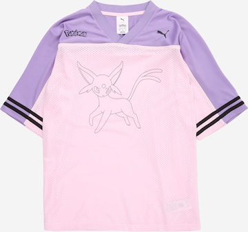 PUMA Тениска ''Puma x Pokemon' в лилав: отпред