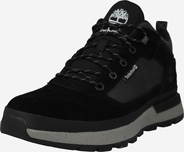 TIMBERLAND Lace-Up Boots 'Field Trekker' in Black: front