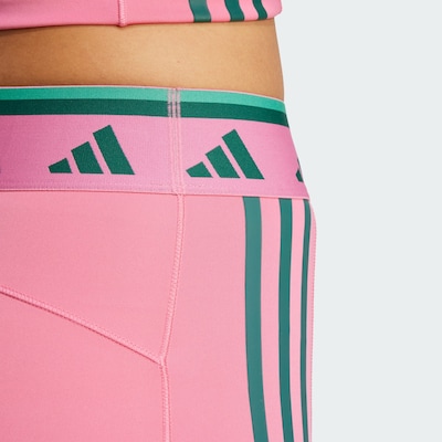 Pantaloni sportivi 'Hyperglam' ADIDAS PERFORMANCE di colore verde / abete / rosa, Visualizzazione prodotti