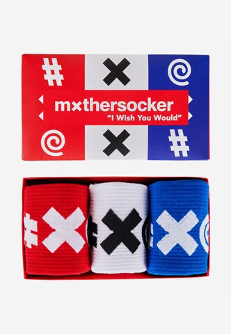 Mxthersocker Socken 'ESSENTIAL - THREE BEEPS' in Blau