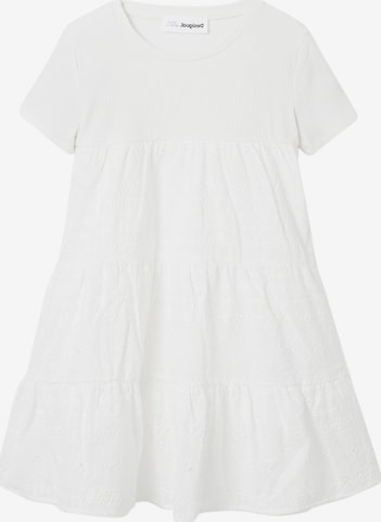 Desigual Šaty – bílá: přední strana