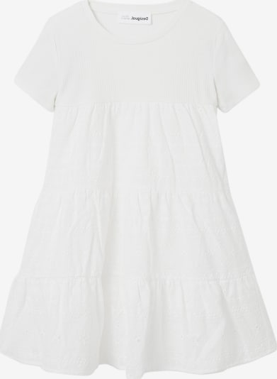 Desigual Robe en blanc, Vue avec produit