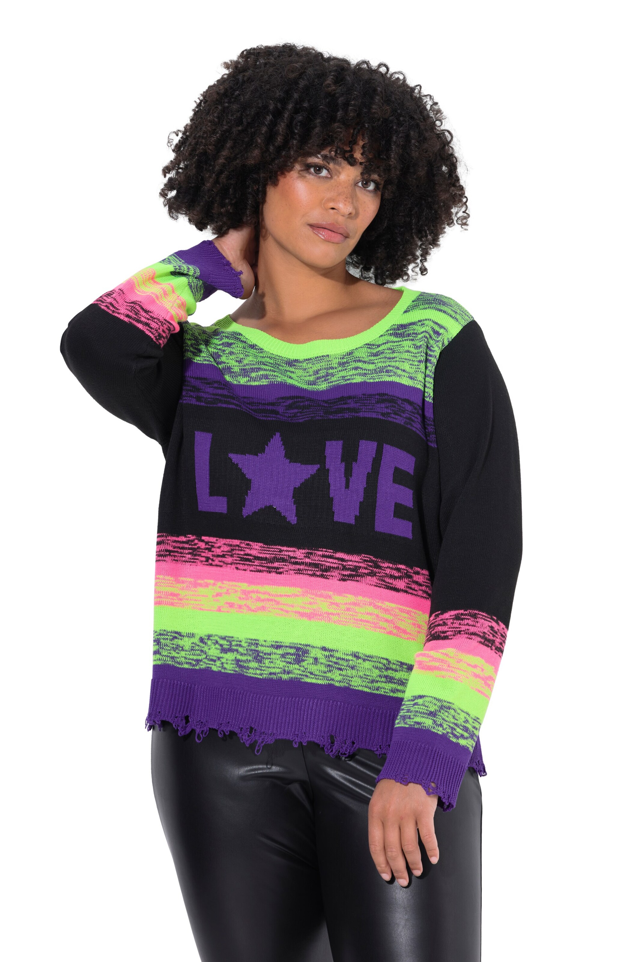 Pull-over Angel of Style en mélange de couleurs : devant