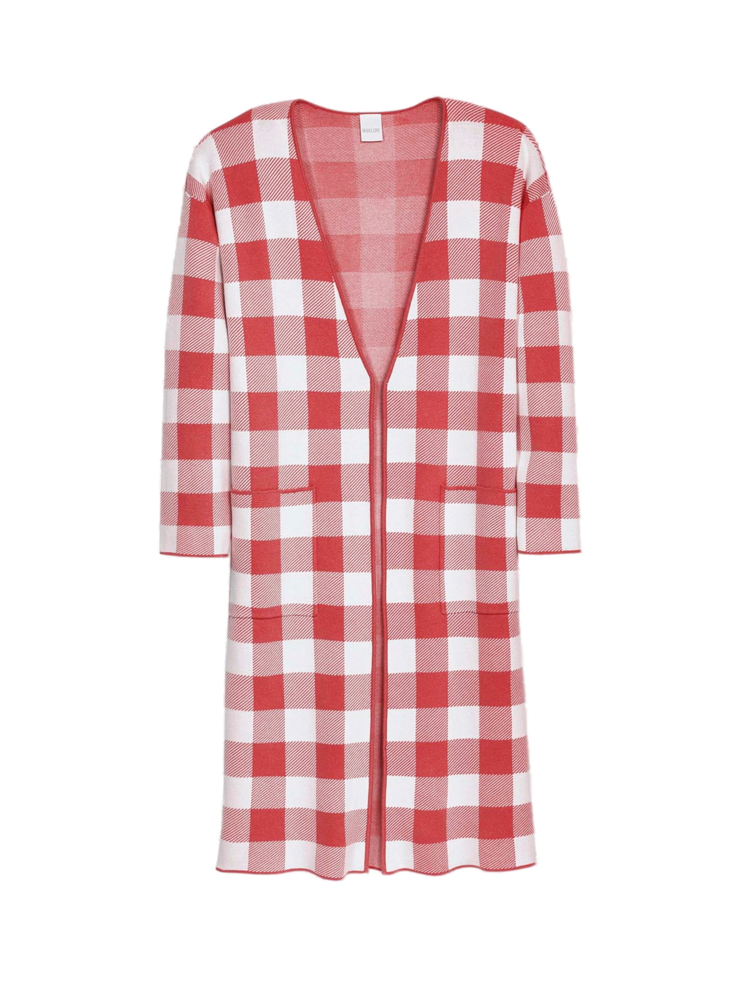 MADELEINE Mantel in Rot: Vorderseite