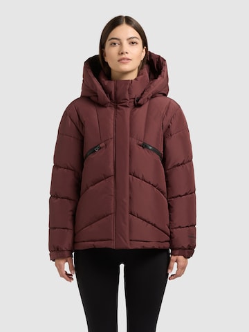 Giacca invernale 'Evande' di khujo in rosso: frontale