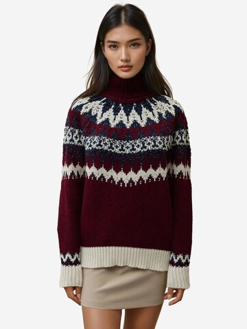 HiccupPulover 'Pullover' - crvena boja: prednji dio