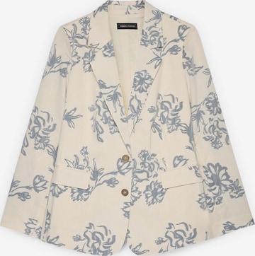 Blazer Fiorella Rubino en beige : devant