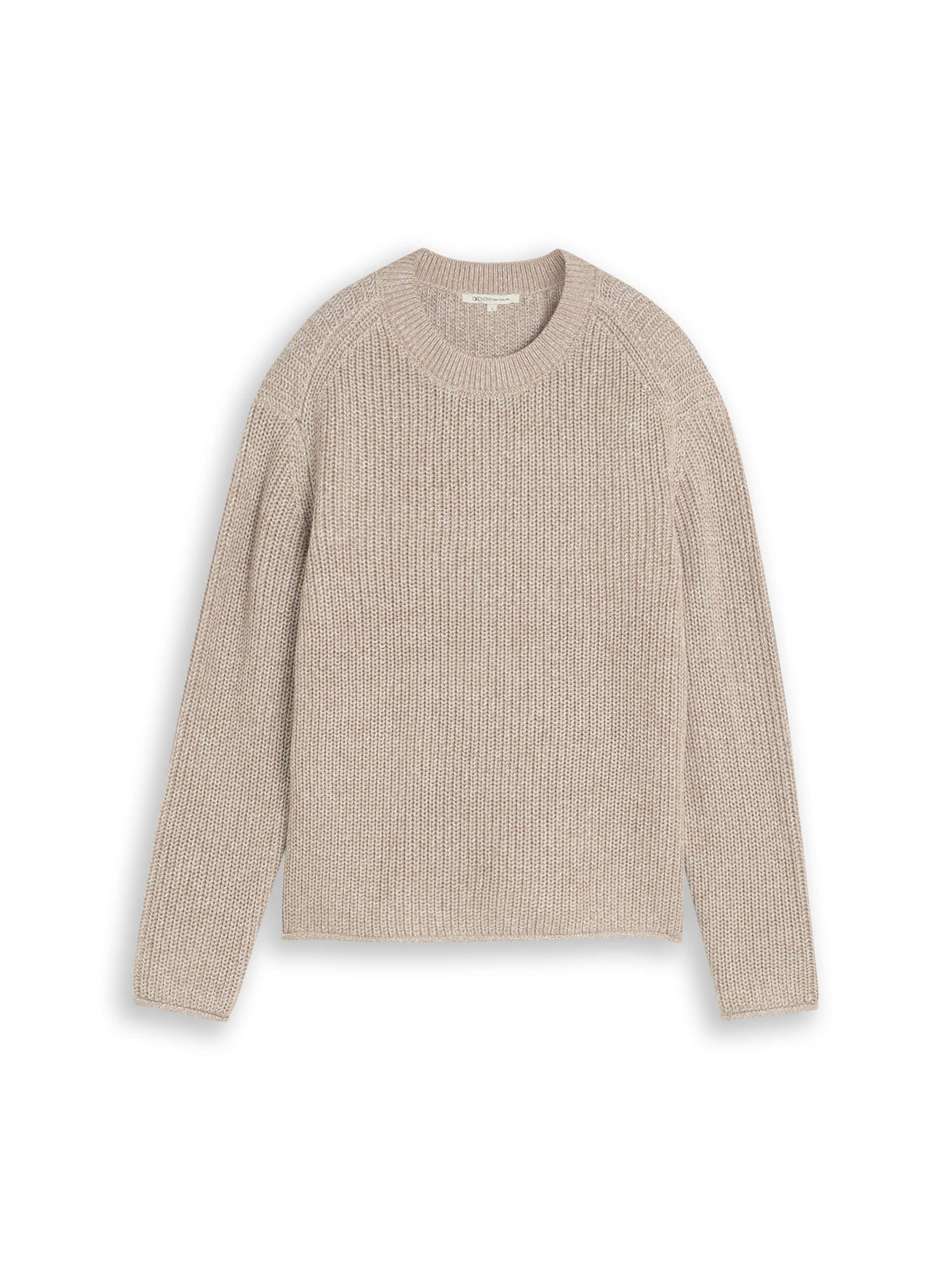 TOM TAILOR DENIM - Pullover em bege: frente