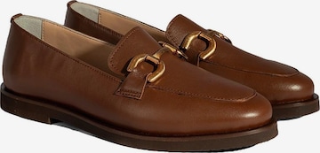 Desa - Mocasines 'Slip-Ons' en marrón: frente