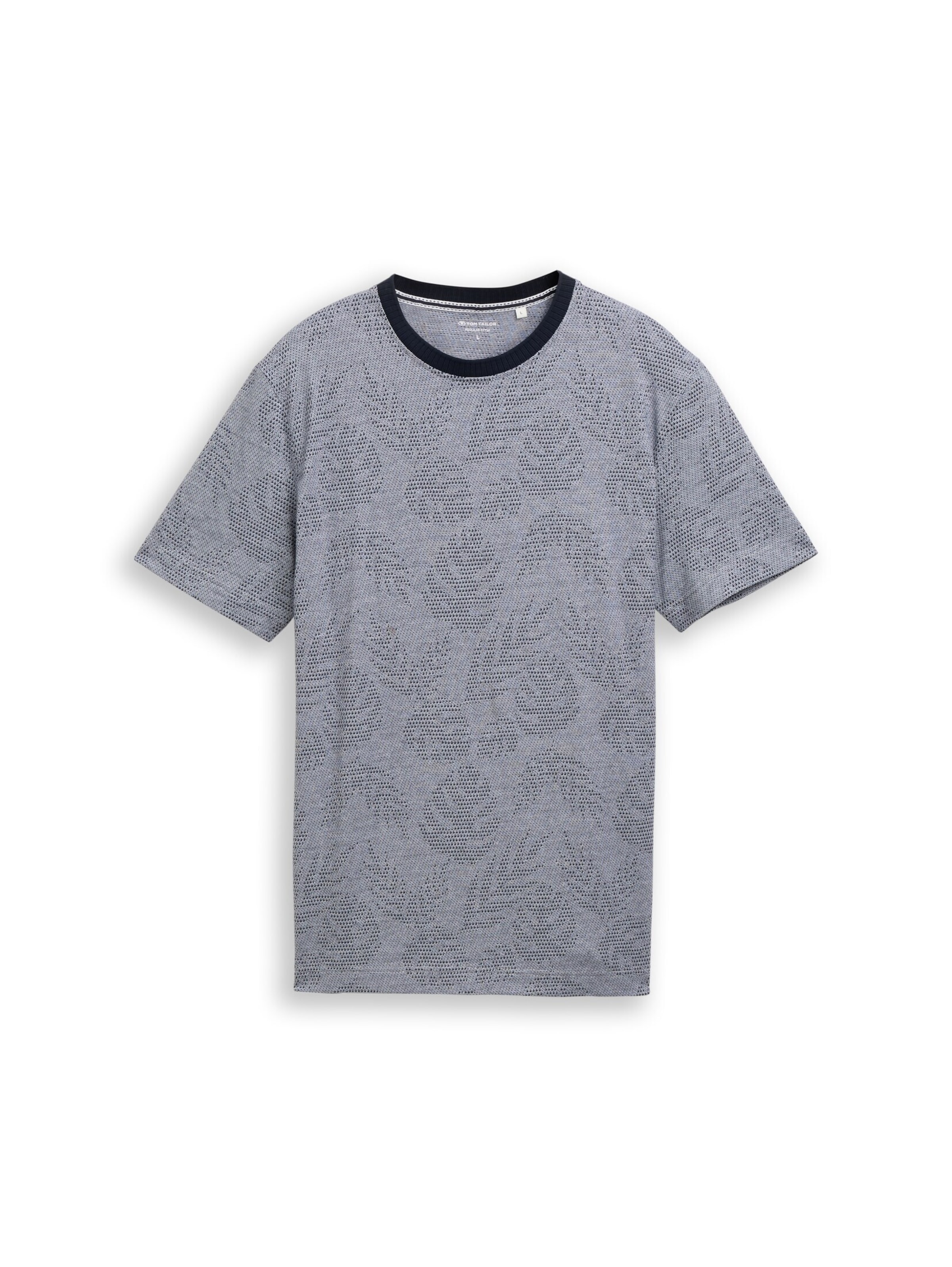 TOM TAILOR T-Shirt in Grau: Vorderseite