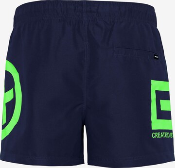 CHIEMSEE Athletic Swim Trunks in Blue