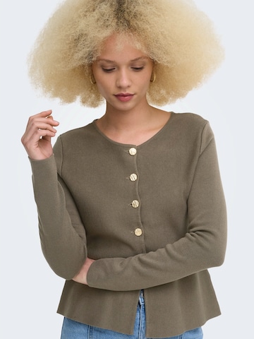 ONLY Strickjacke in Braun