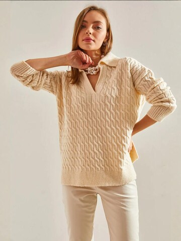 Bianco Lucci Kampsun 'Pullover', värv beež