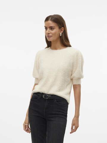 VERO MODA Sveter 'ALINA' - Béžová: predná strana