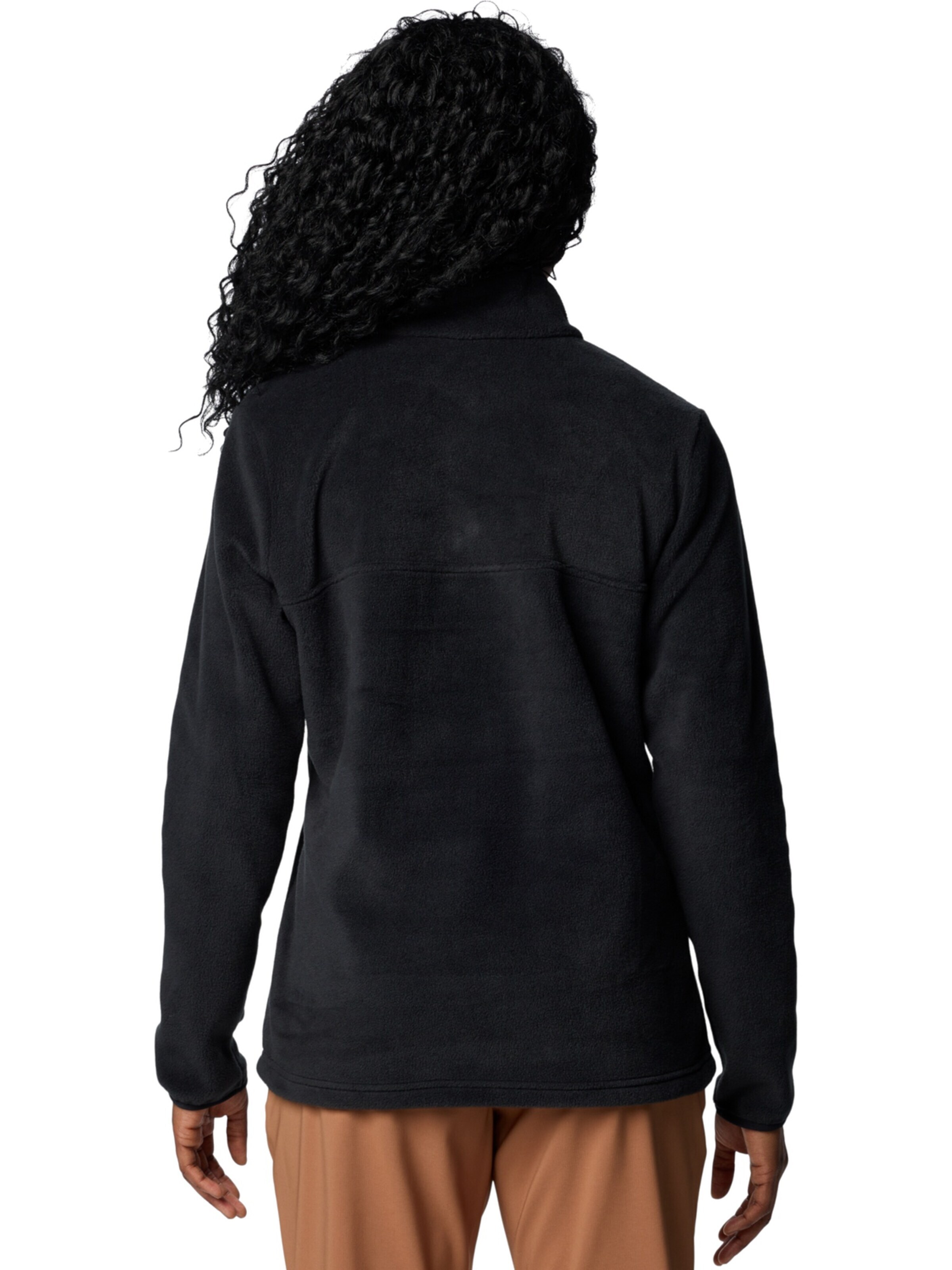 COLUMBIA Functionele fleece jas 'Columbia Benton Springs 1/2 Snap Pull Over II' in Zwart